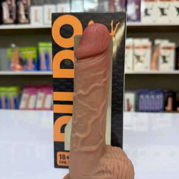 7 inch Normal Dildo Double layer silicone Flexible